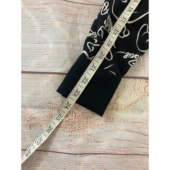 Catherine Malandrino Women's Black And White Paris Long Sleeve Blouse - Small - Picture 8 of 11